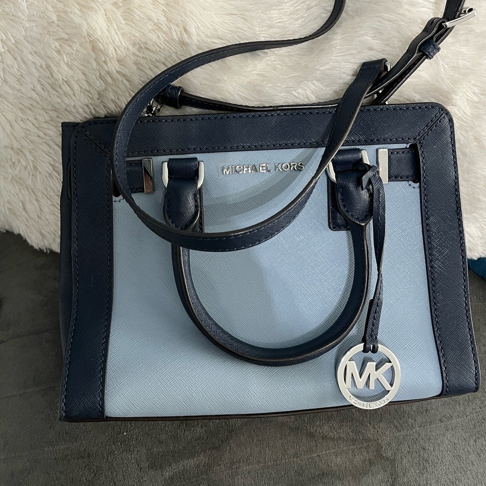 Michael Kors Leather Top Handle Bag - Picture 2 of 13